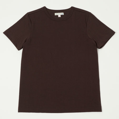 Merz b. Schwanen 'The Originals' 1950s Classic Lightweight T-Shirt - Coffee