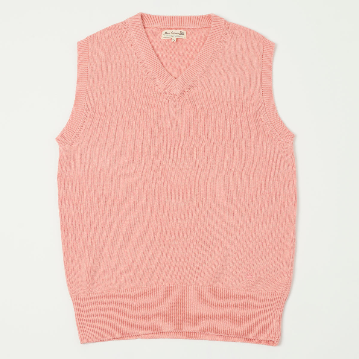 Merz b. Schwanen Plant Based Sweater Vest - Peach