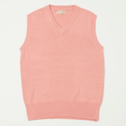Merz b. Schwanen Plant Based Sweater Vest - Peach