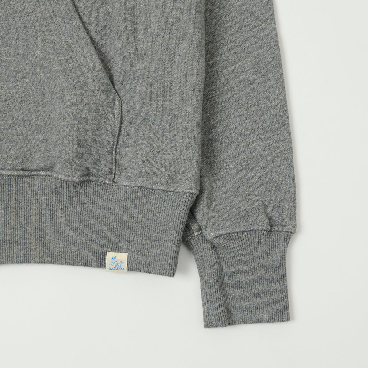 Merz b. Schwanen Full Zip Hoodie - Grey Melange