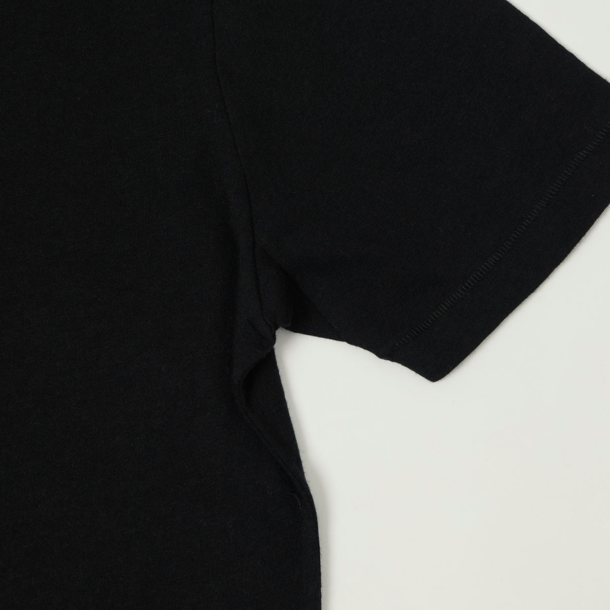 Merz b. Schwanen Cashmere Cotton T-Shirt - Deep Black