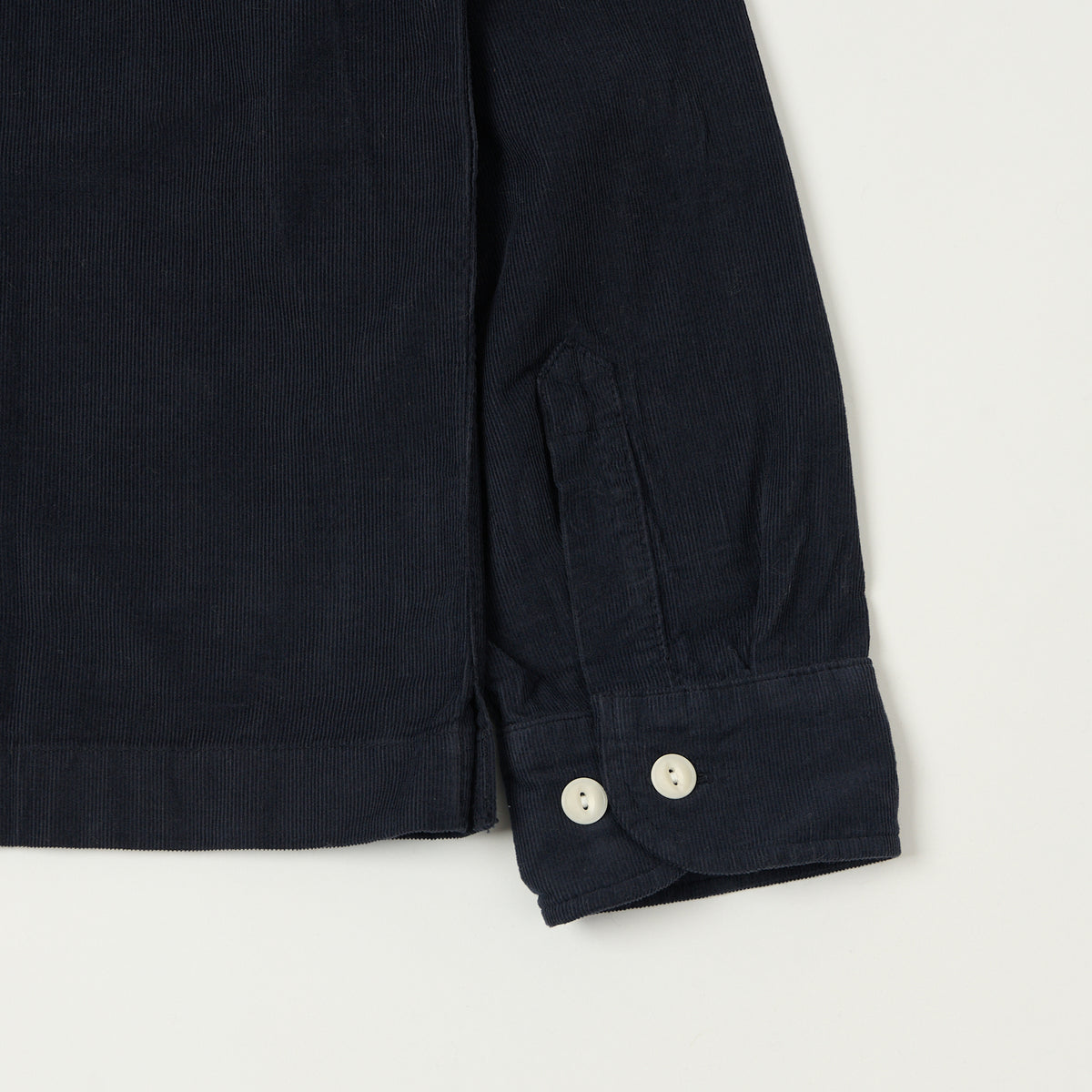 Merz b. Schwanen Organic Corduroy Shirt - Night Blue