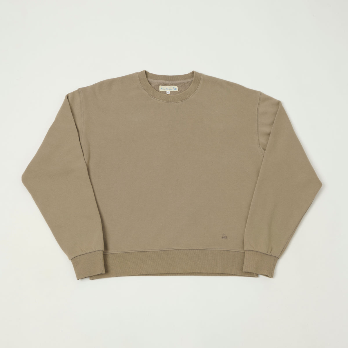 Merz b. Schwanen Soft Fleece Sweatshirt - Faded Grain