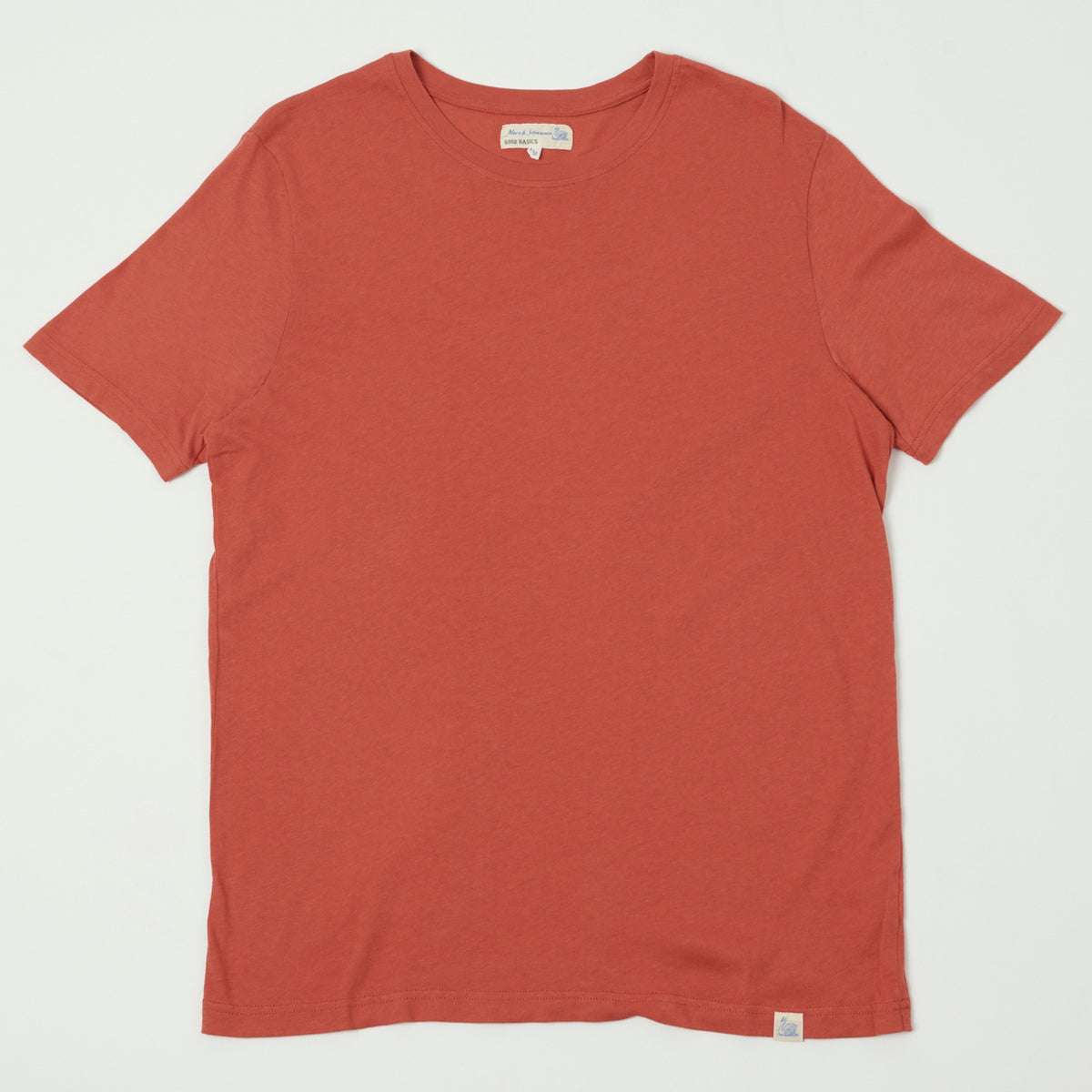 Merz b. Schwanen Vintage Wash T-Shirt - Newman Red