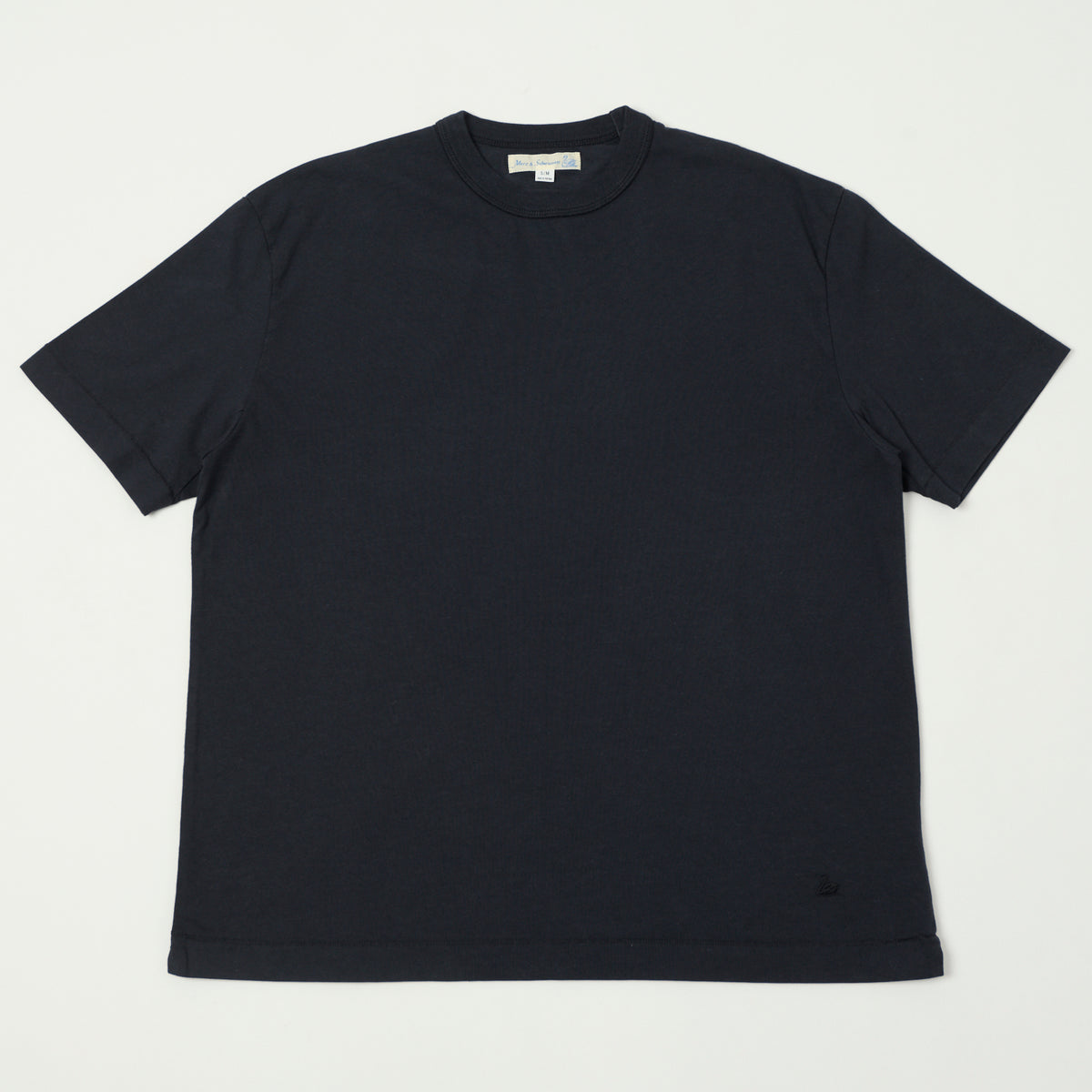 Merz b. Schwanen Boxy Cropped T-Shirt - Charcoal