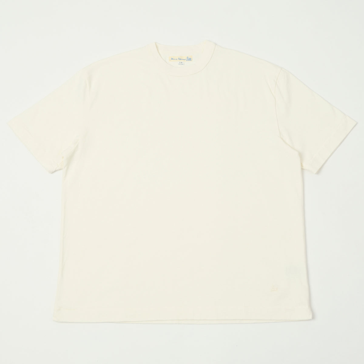Merz b. Schwanen Boxy Cropped T-Shirt - White