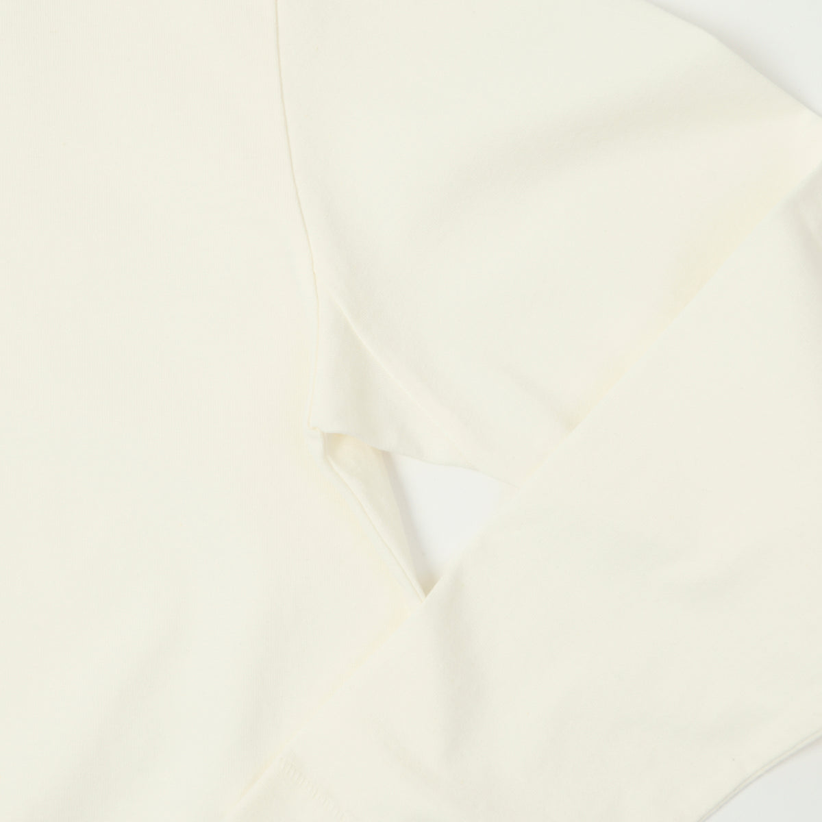 Merz b. Schwanen Long Sleeve Boxy Cropped T-Shirt - White