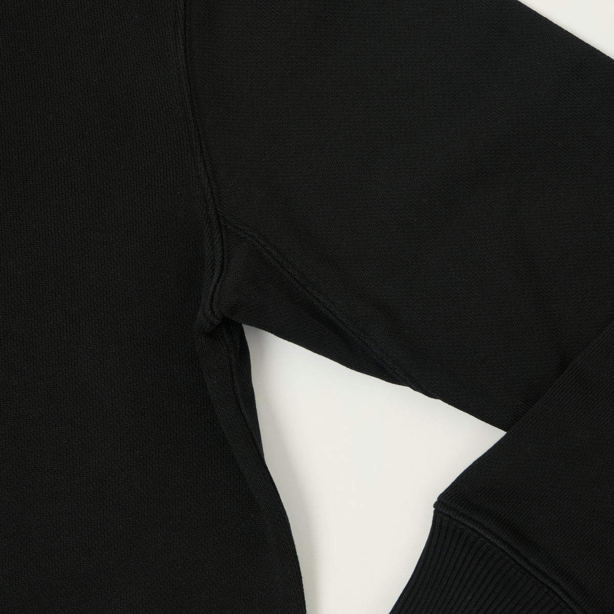 Merz b. Schwanen Authentic Fleece Classic Fit Sweatshirt - Deep Black