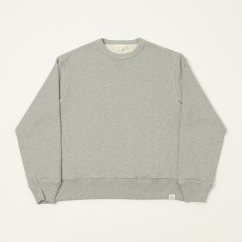 Merz b. Schwanen Authentic Fleece Classic Fit Sweatshirt - Grey Melange