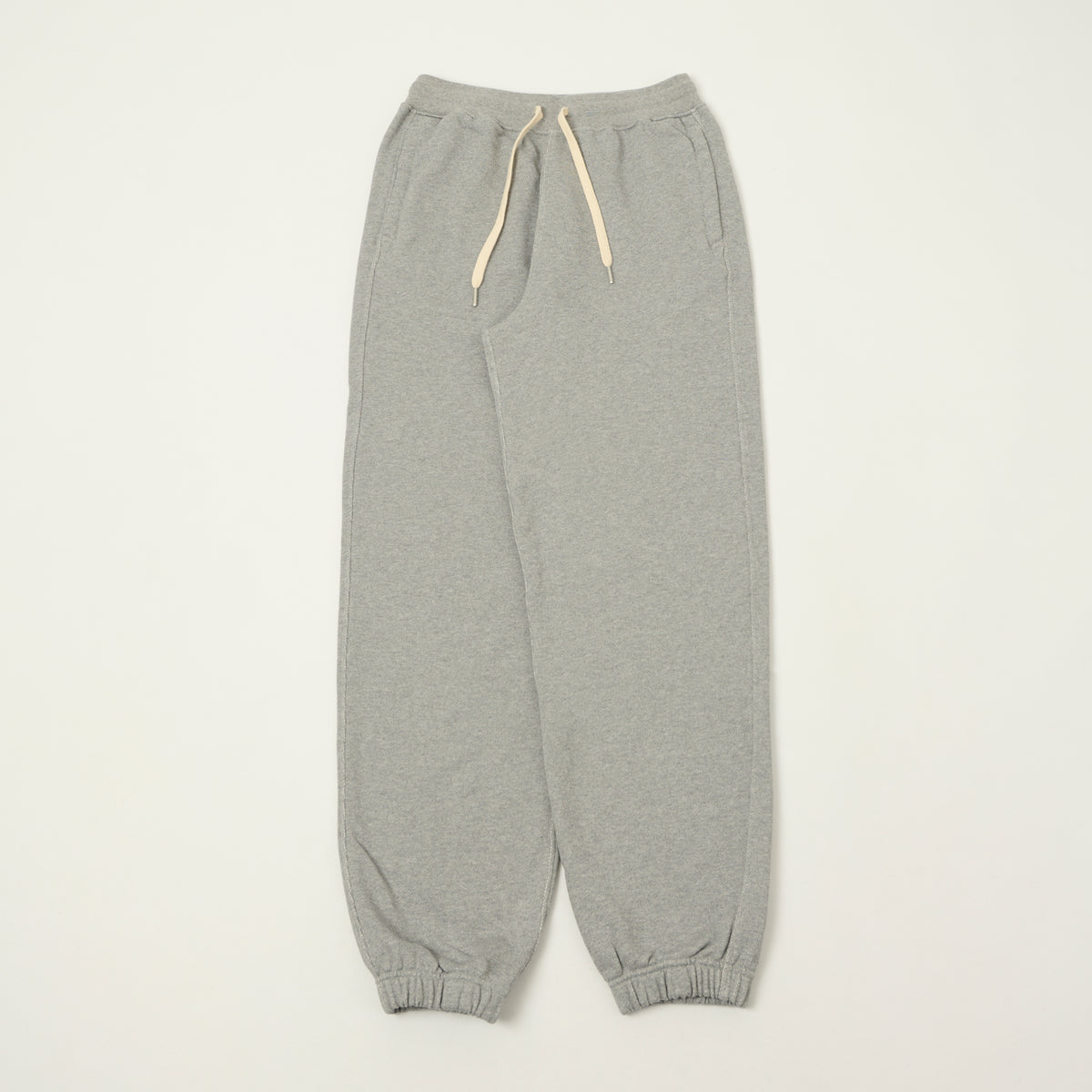Merz b. Schwanen Cuffed Cotton Sweatpants - Grey Melange