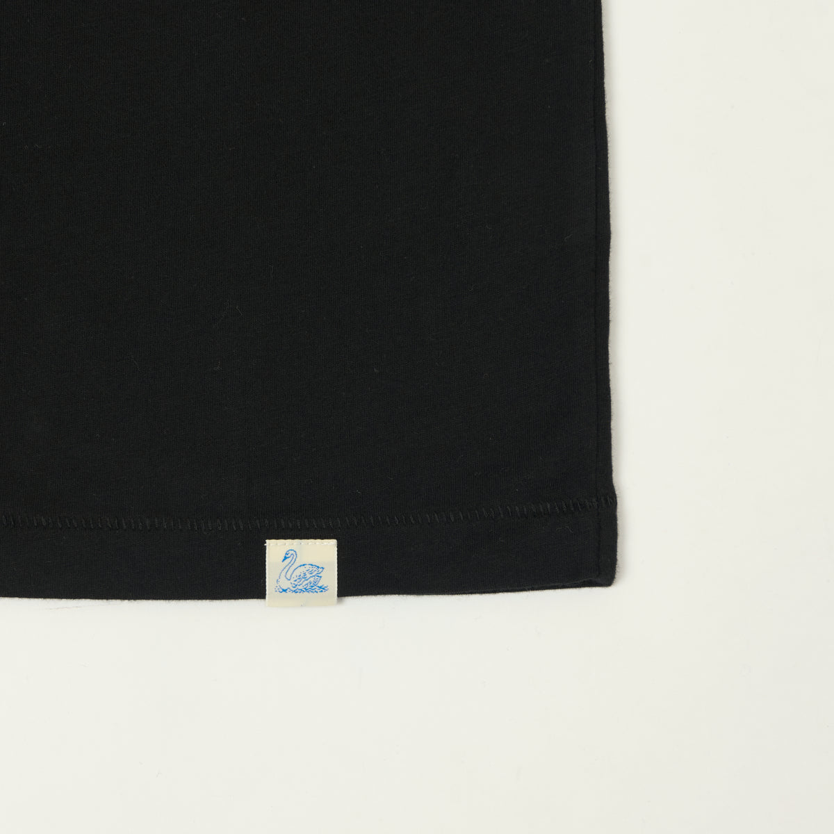 Merz b. Schwanen Pima Cotton V-Neck T-Shirt - Deep Black