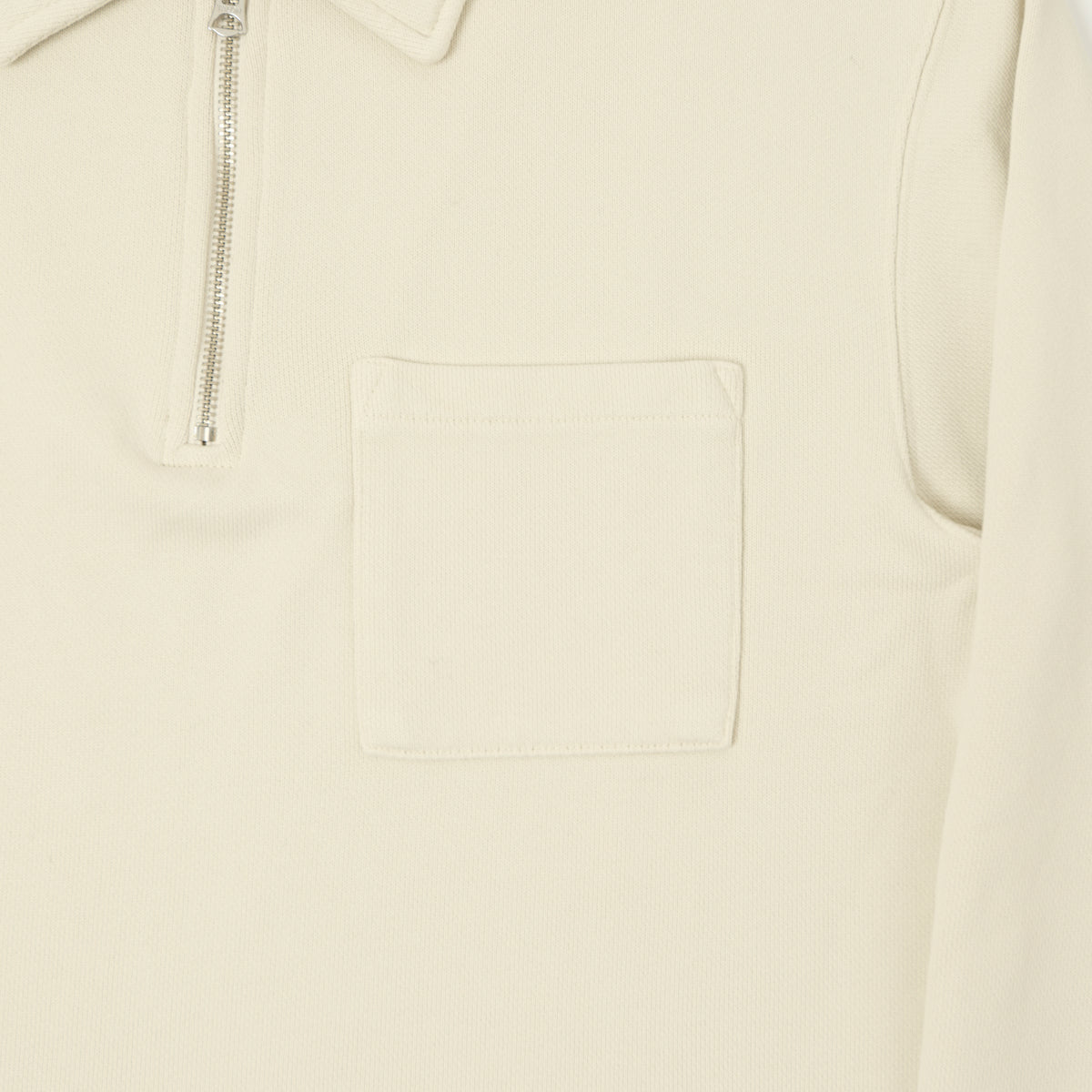 Merz b. Schwanen Quarter Zip Sweatshirt - Nature