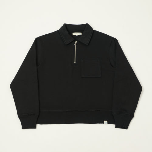 Merz b. Schwanen Quarter Zip Sweatshirt - Deep Black