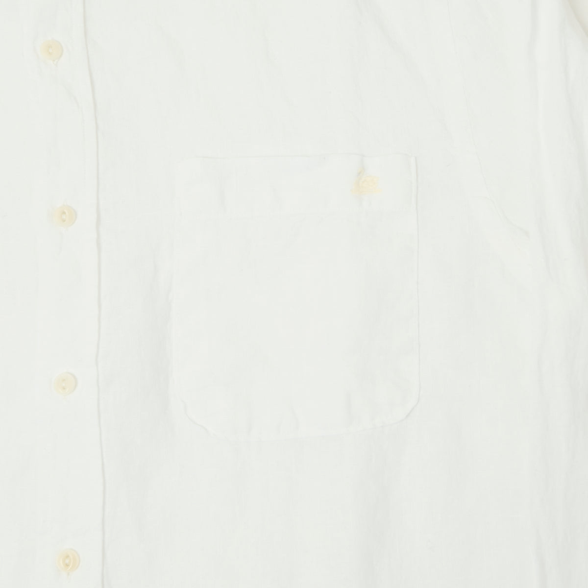 Merz b. Schwanen Relaxed Fit Linen Shirt - White