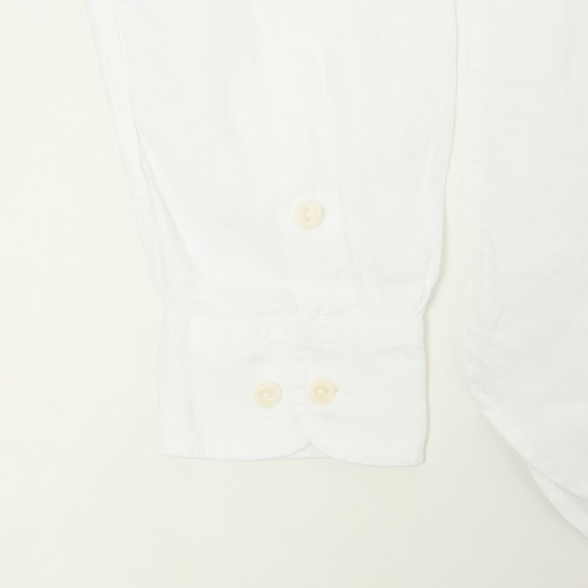 Merz b. Schwanen Relaxed Fit Linen Shirt - White