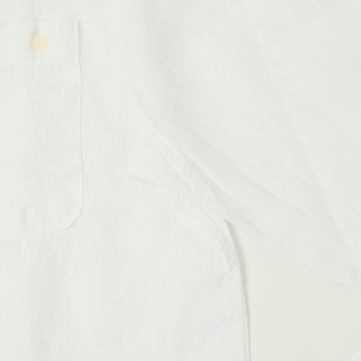 Merz b. Schwanen Relaxed Fit Linen Shirt - White