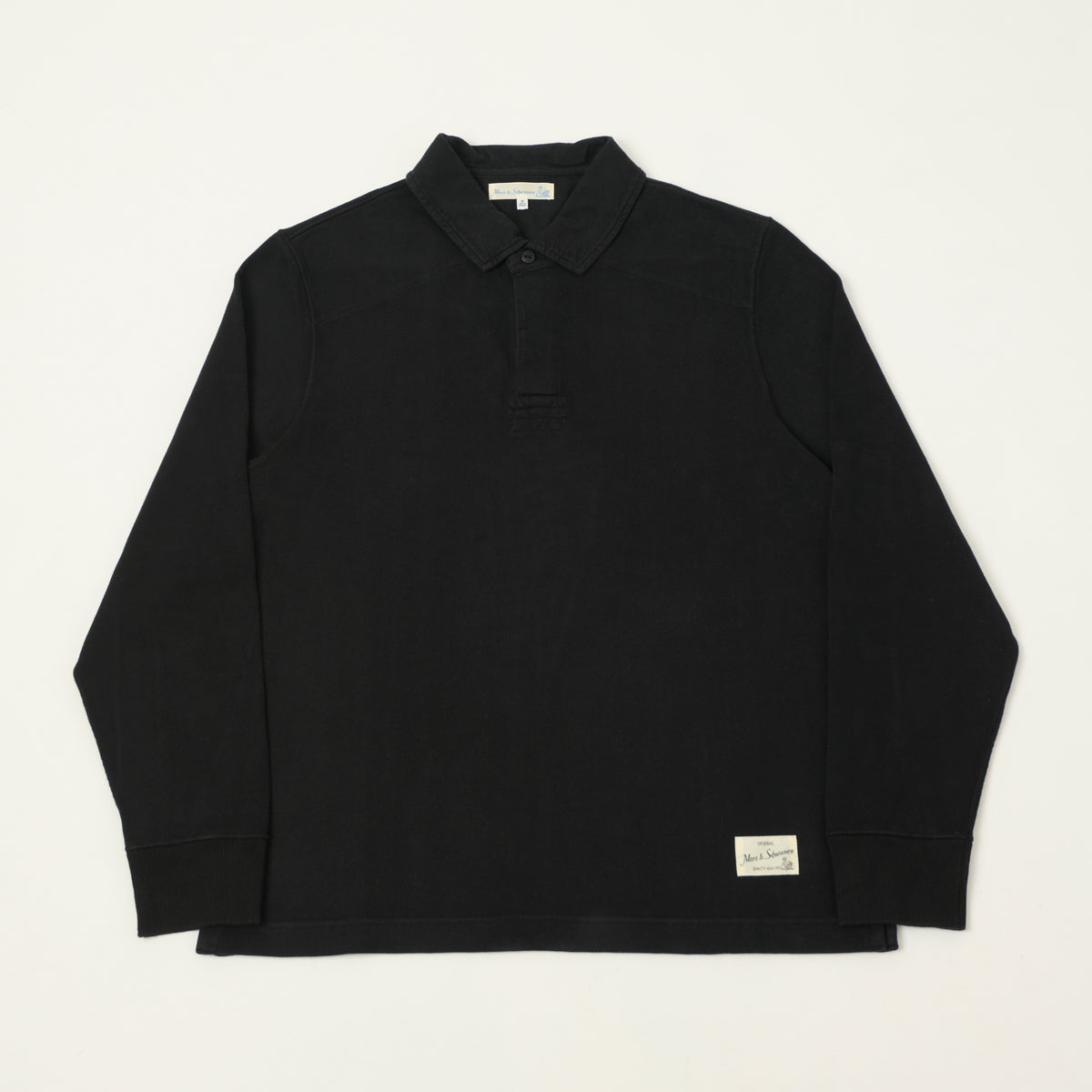 Merz b. Schwanen Rugby Shirt - Deep Black