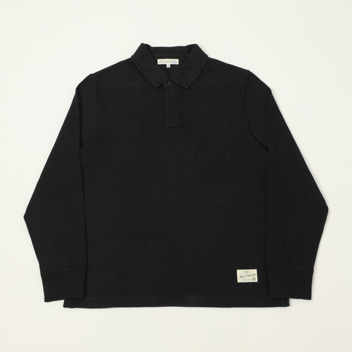 Merz b. Schwanen Rugby Shirt - Deep Black