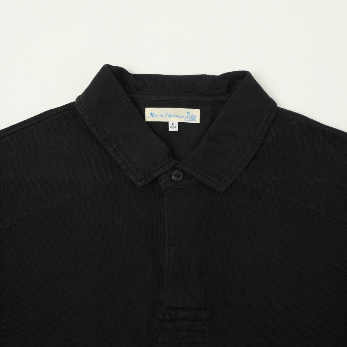 Merz b. Schwanen Rugby Shirt - Deep Black