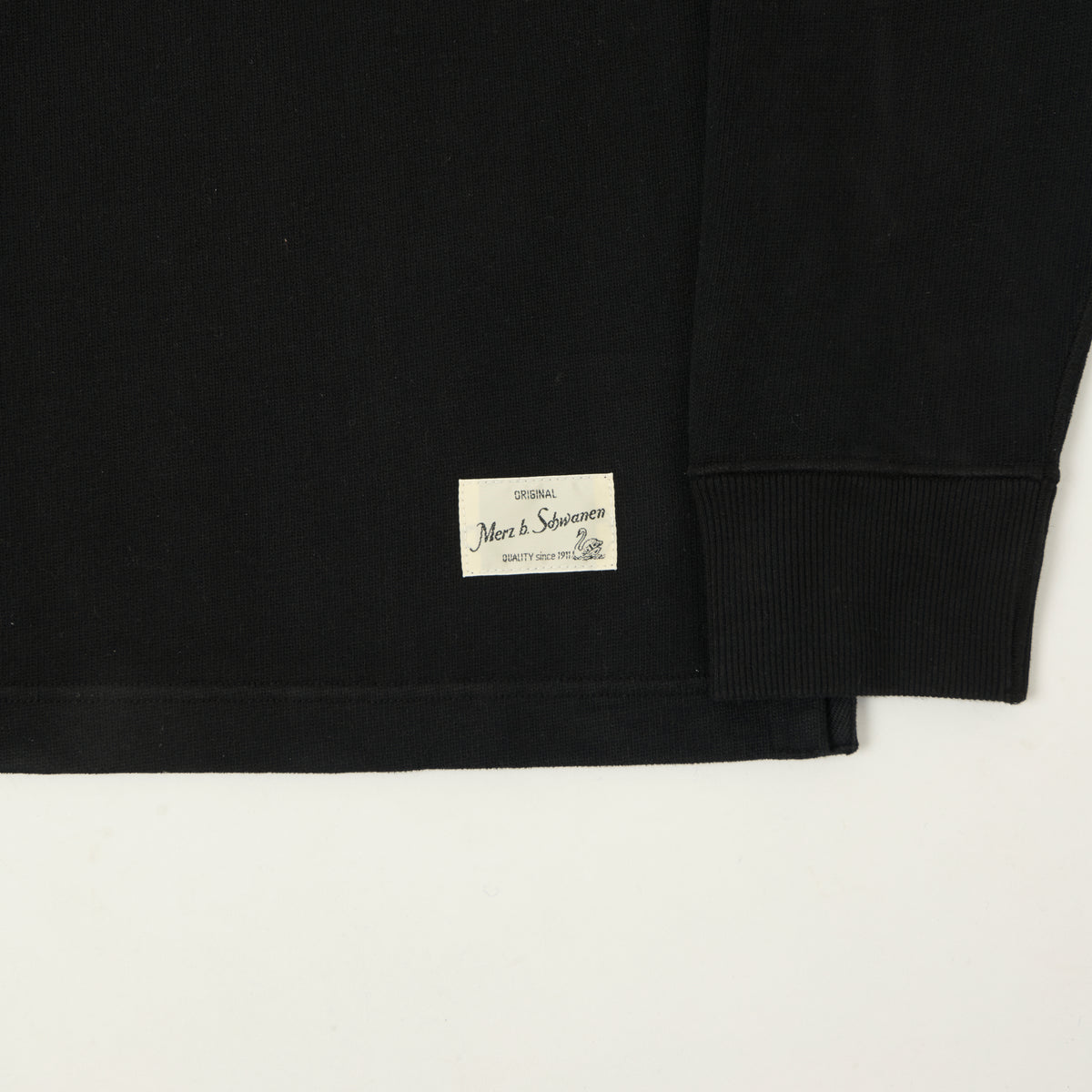 Merz b. Schwanen Rugby Shirt - Deep Black