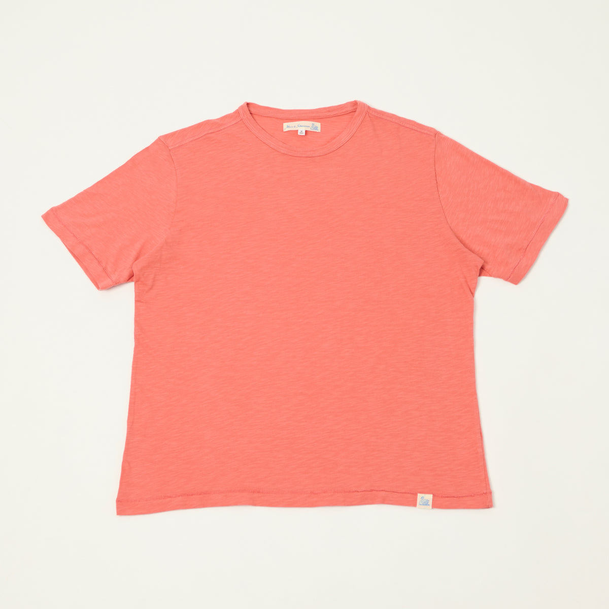 Merz b. Schwanen SCT04 Pima Slub Cotton T-Shirt - Calypso Pink