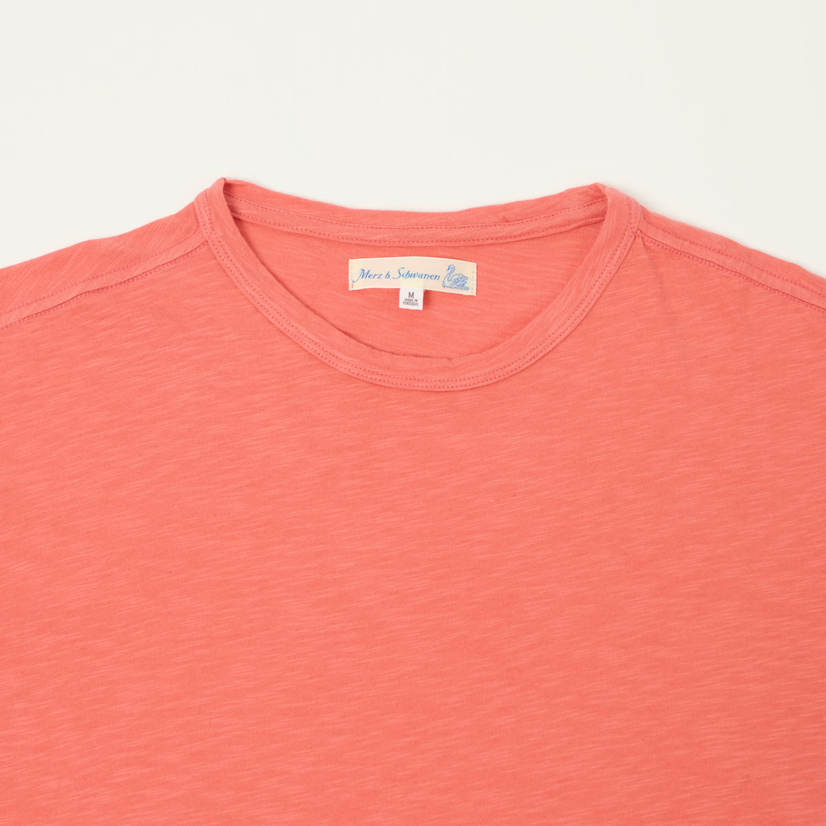 Merz b. Schwanen SCT04 Pima Slub Cotton T-Shirt - Calypso Pink