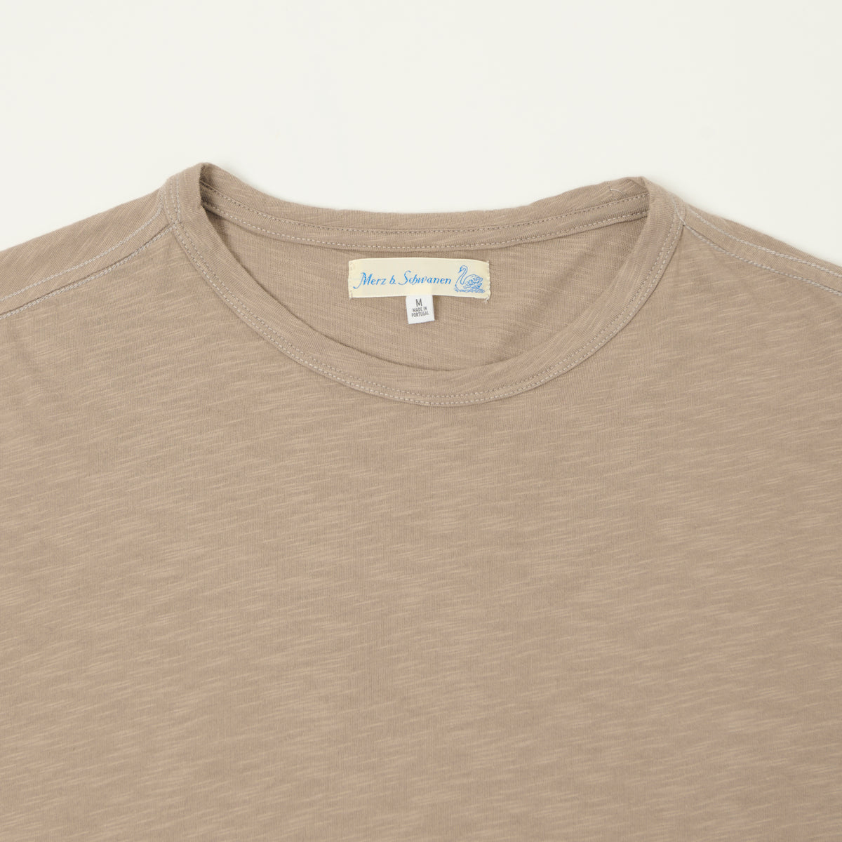 Merz b. Schwanen SCT04 Pima Slub Cotton T-Shirt - Faded Grain