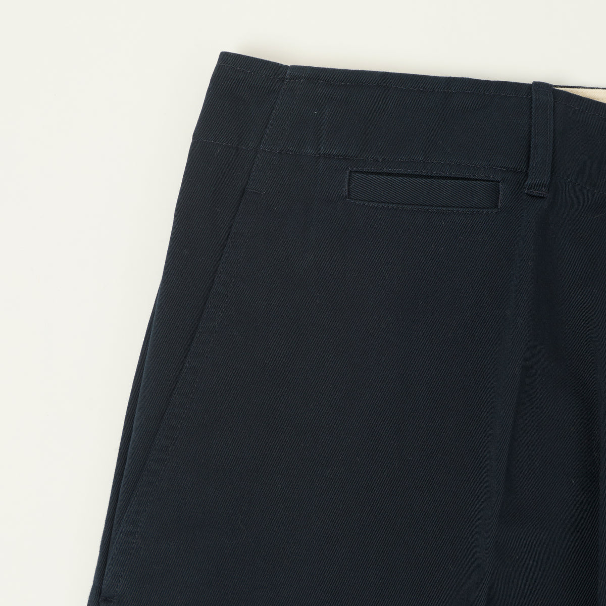 Merz b. Schwanen Organic Cotton Twill Chinos - Dark Navy