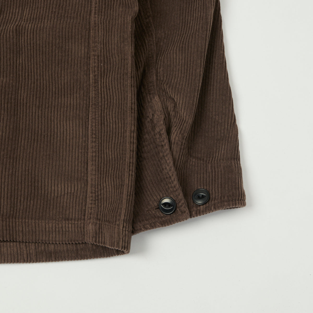 Merz b. Schwanen Corduroy Chore Jacket - Chocolate