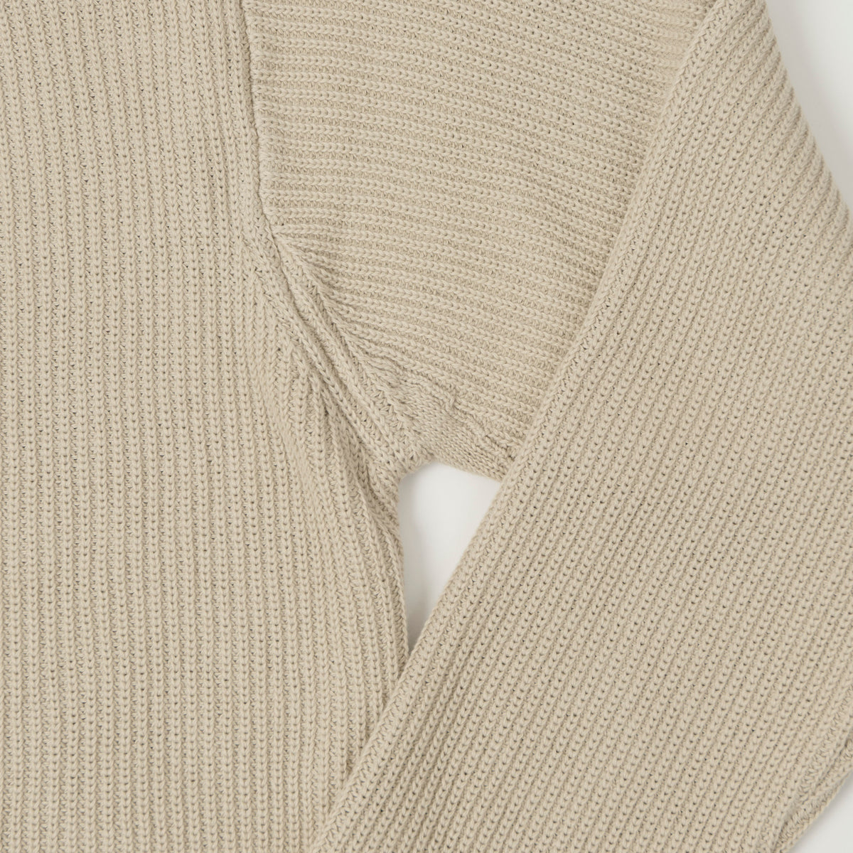 Merz b. Schwanen Button Up Knit Shirt - Sand