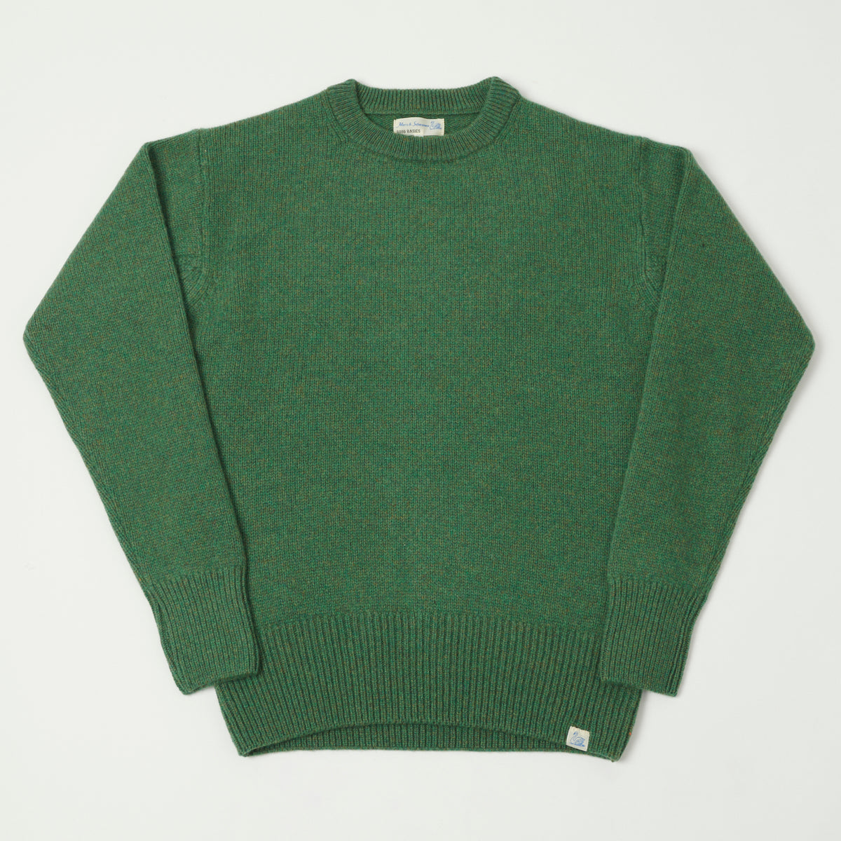 Merz b. Schwanen Wool Cashmere Knit Pullover - Moss Green