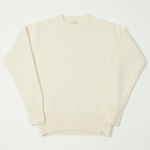 Merz b. Schwanen Wool Cashmere Knit Pullover - Nature