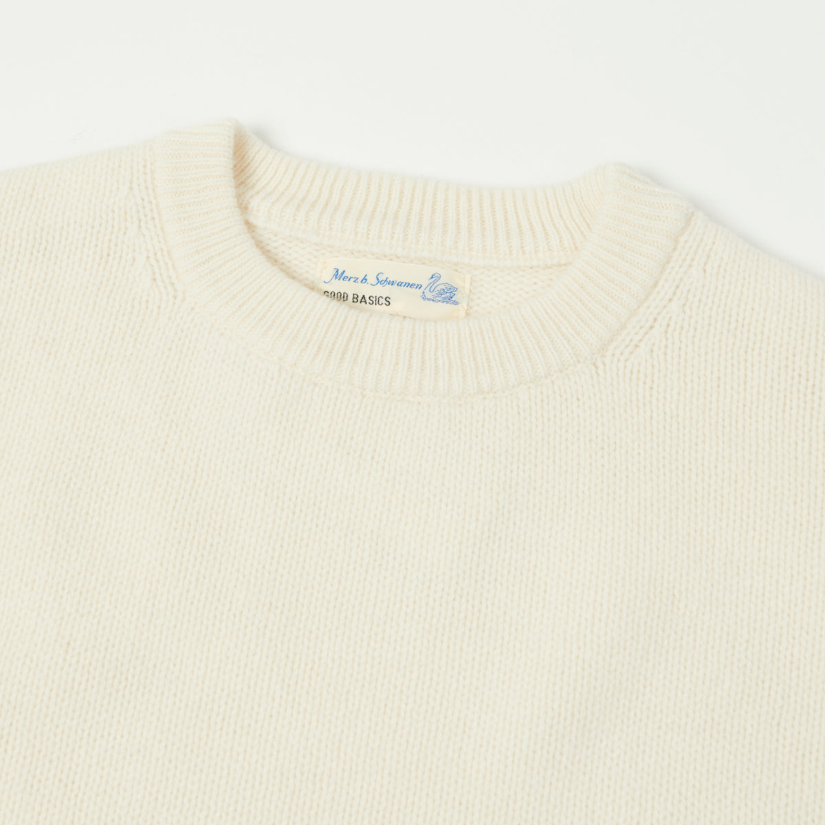 Merz b. Schwanen Wool Cashmere Knit Pullover - Nature