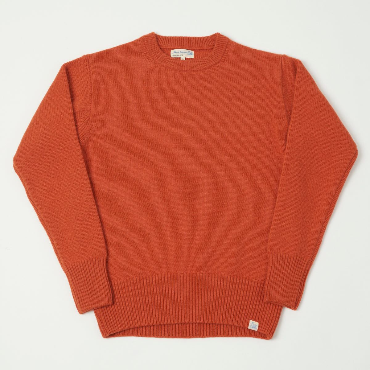Merz b. Schwanen Wool Cashmere Knit Pullover - Rust