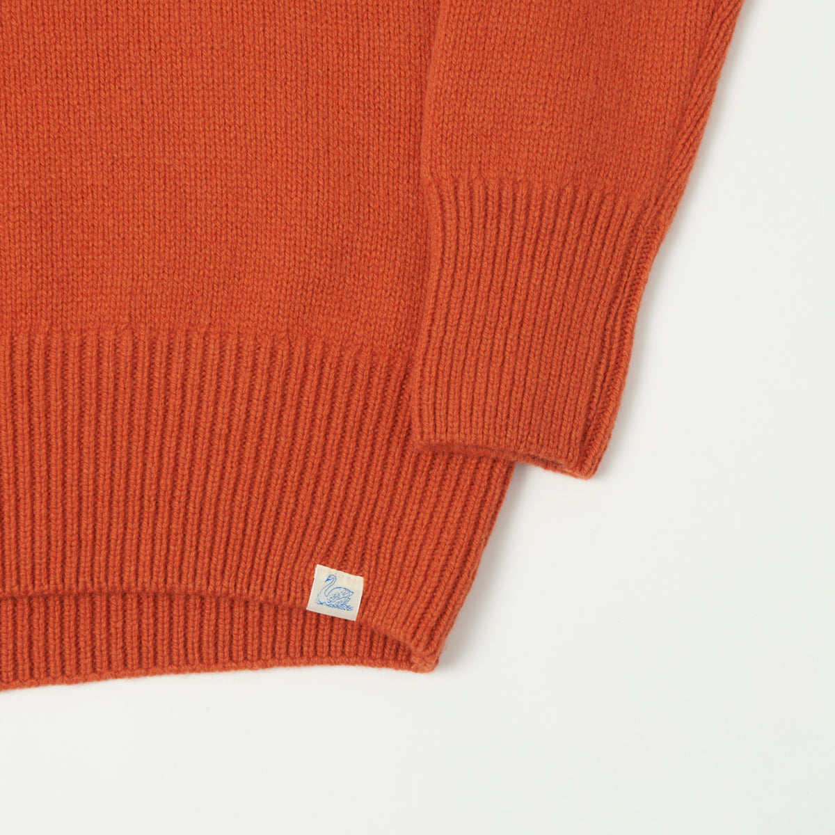 Merz b. Schwanen Wool Cashmere Knit Pullover - Rust