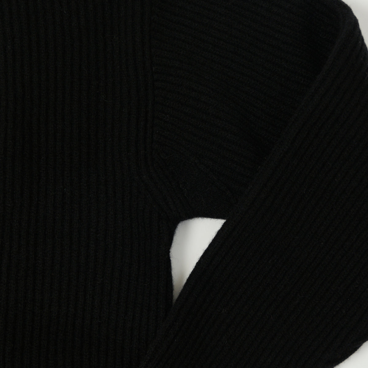 Merz b. Schwanen Merino Wool Cardigan - Deep Black