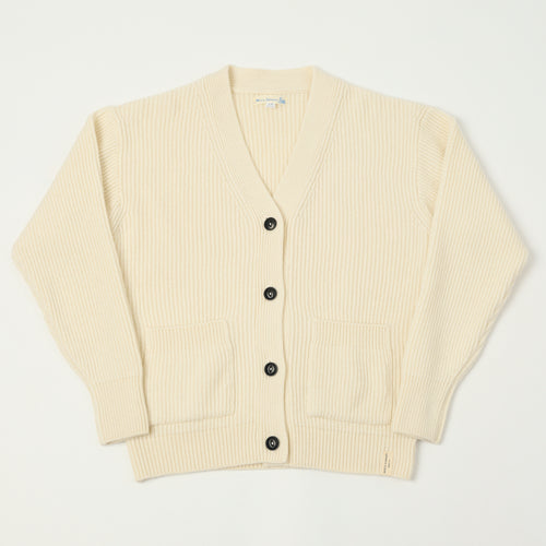 Merz b. Schwanen Merino Wool Cardigan - Nature
