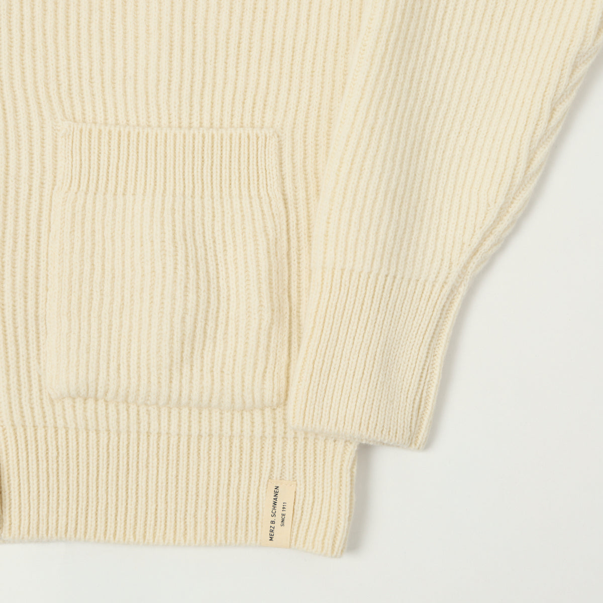 Merz b. Schwanen Merino Wool Cardigan - Nature