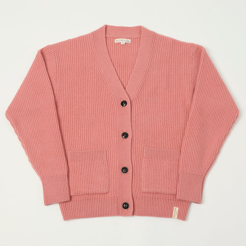 Merz b. Schwanen Merino Wool Cardigan - Rosewood