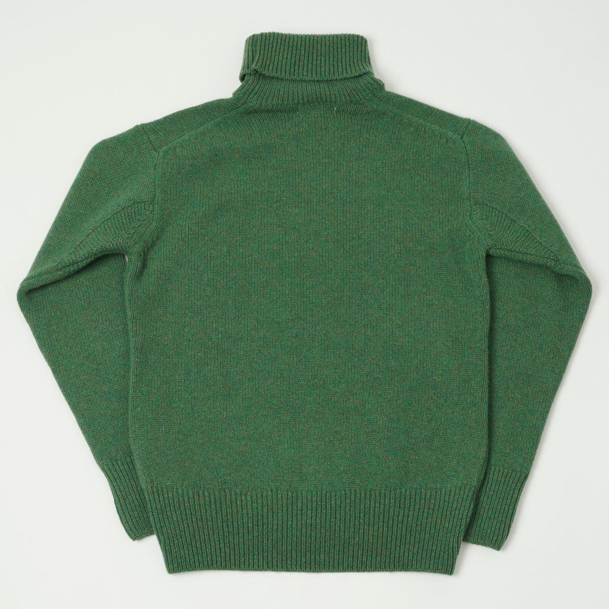 Merz b. Schwanen Wool Cashmere Knit Turtleneck - Moss Green