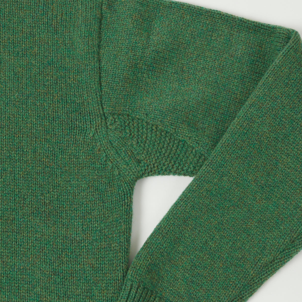 Merz b. Schwanen Wool Cashmere Knit Turtleneck - Moss Green