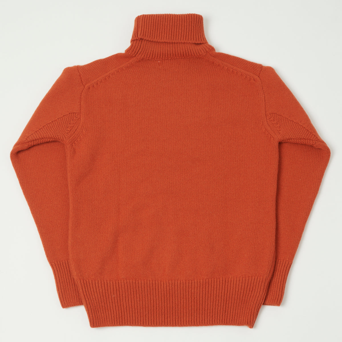 Merz b. Schwanen Wool Cashmere Knit Turtleneck - Rust