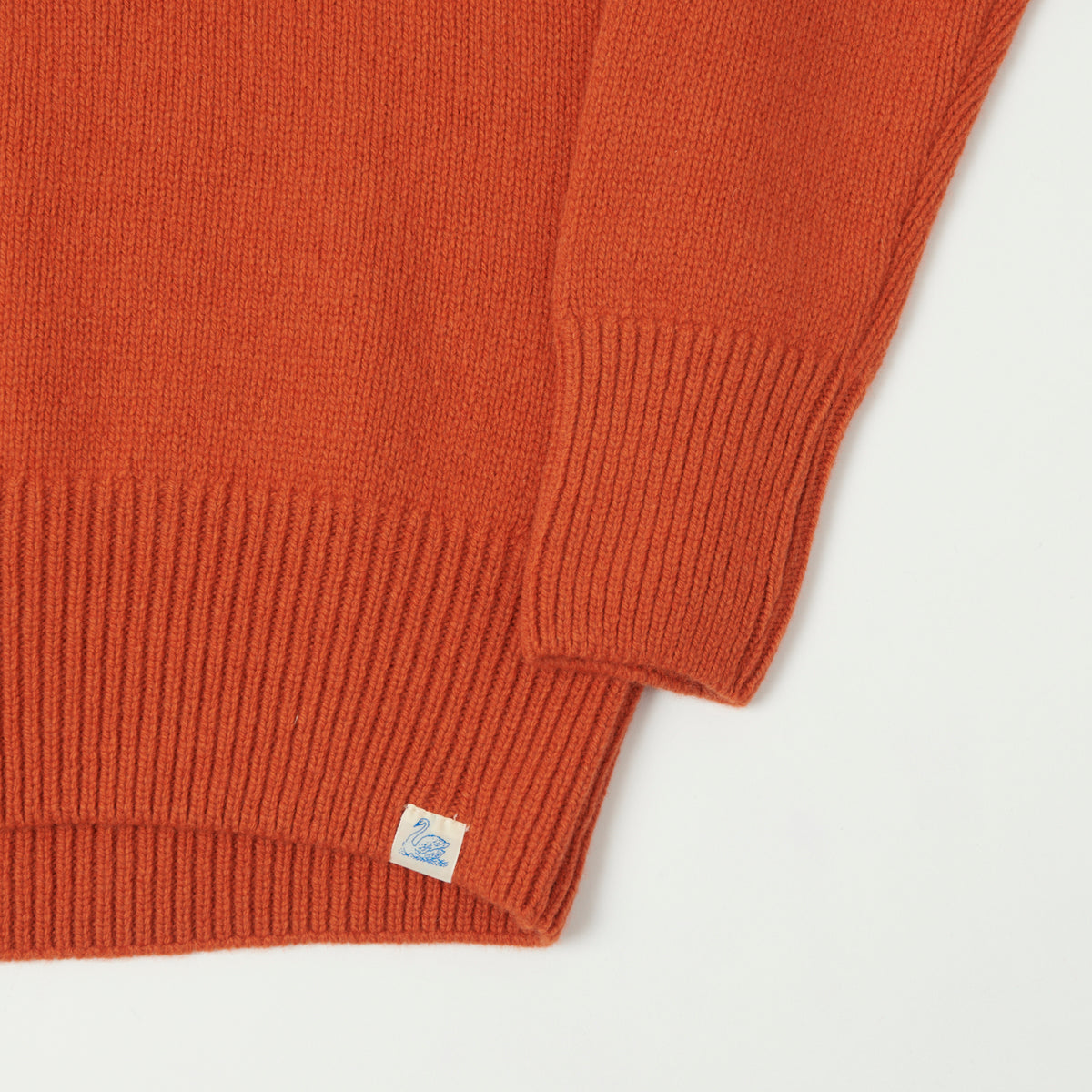 Merz b. Schwanen Wool Cashmere Knit Turtleneck - Rust