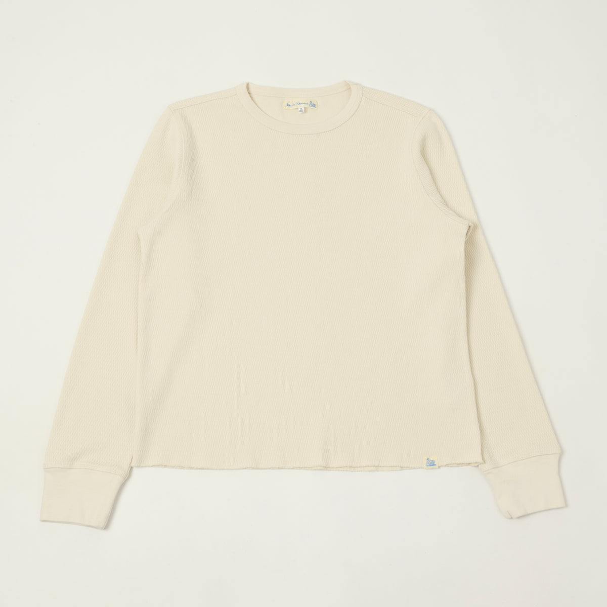 Merz b. Schwanen Long Sleeve Thermal T-Shirt - Nature