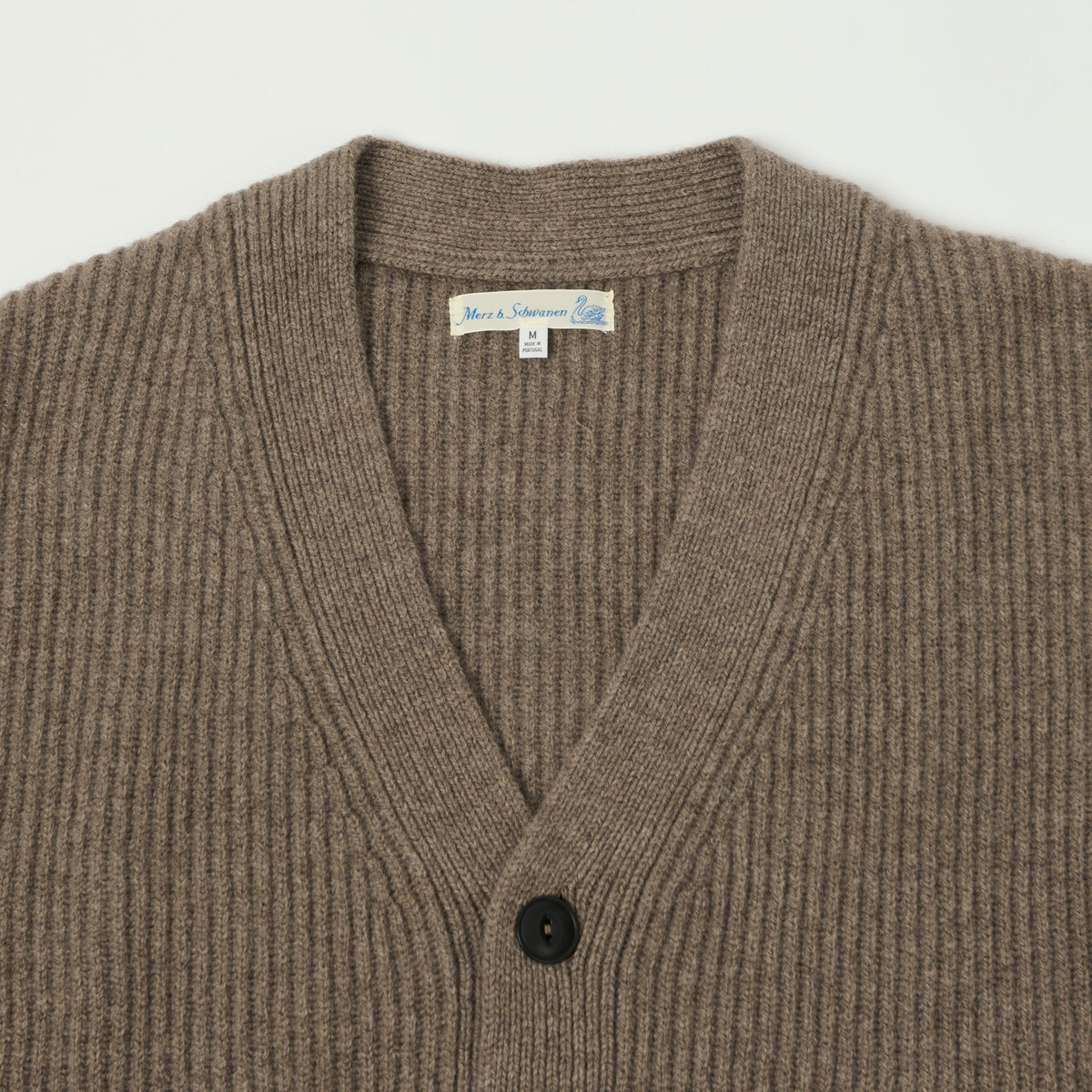 Merz b. Schwanen Merino Wool Cardigan - Grain