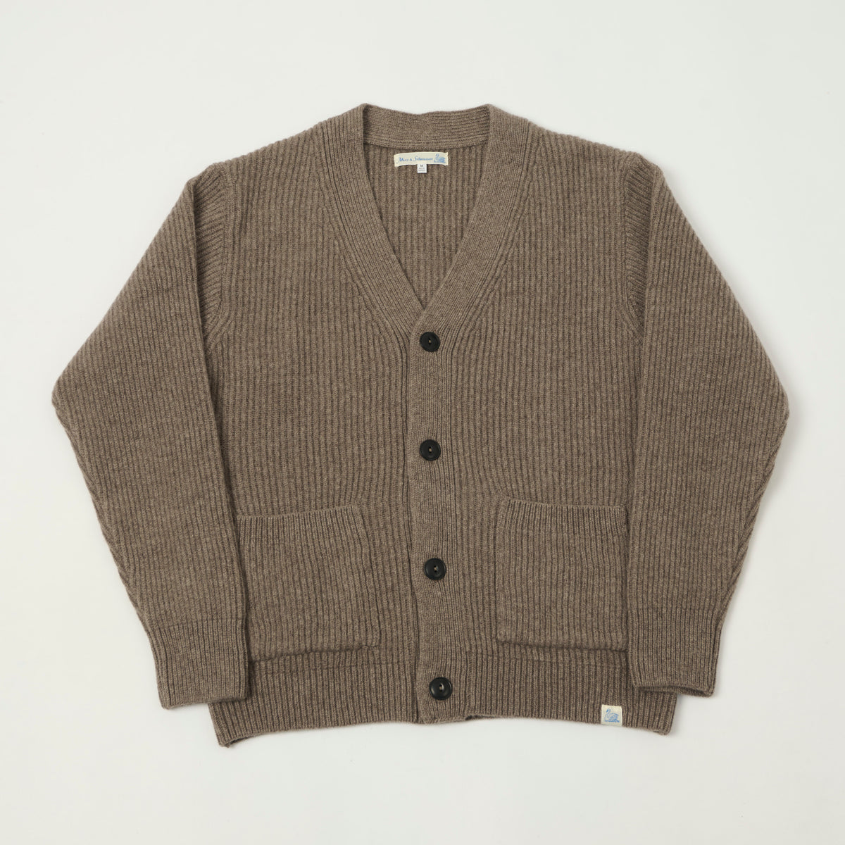 Merz b. Schwanen Merino Wool Cardigan - Grain