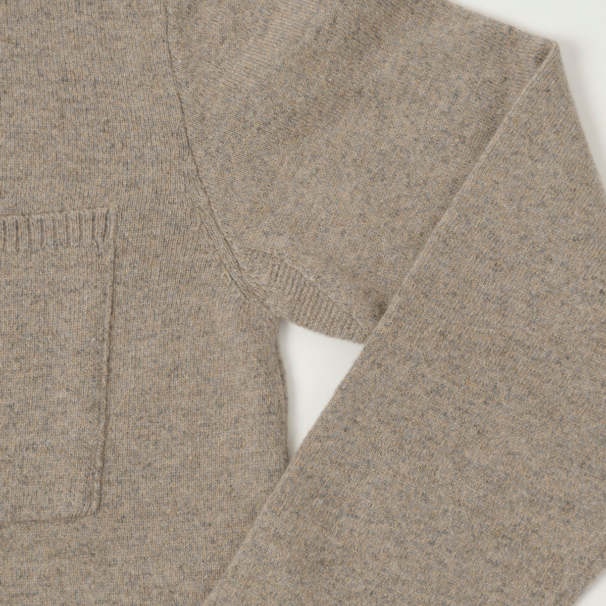 Merz b. Schwanen Merino Long Sleeve Shirt - Faded Grain