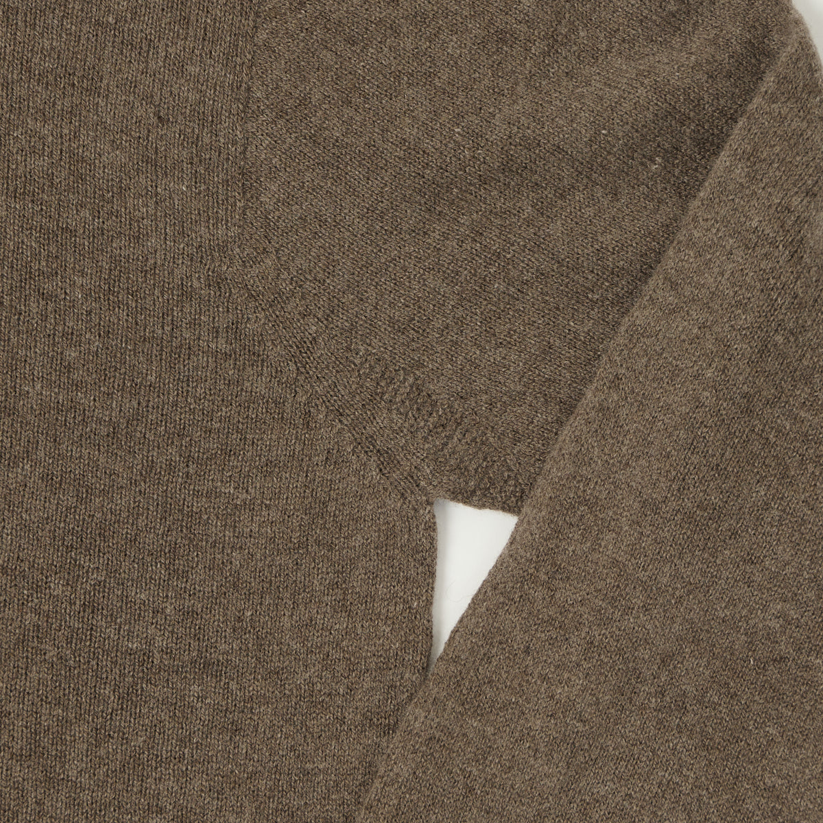 Merz b. Schwanen Lightweight Wool-Silk-Cashmere Sweater - Grain