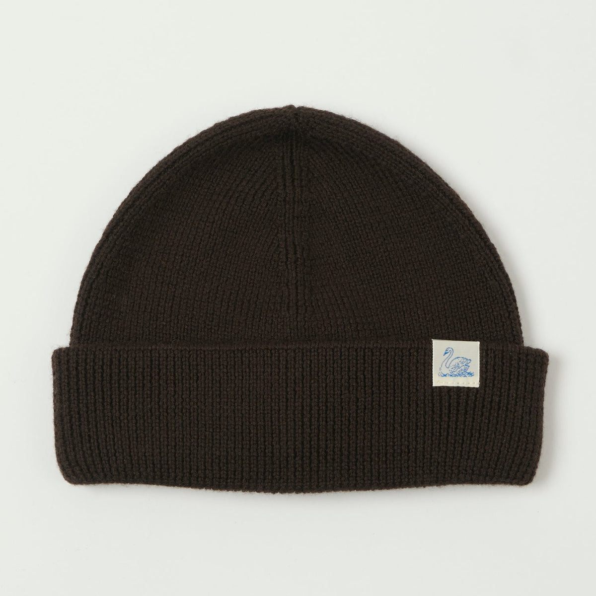 Merz b. Schwanen Classic Wool Beanie - Coffee