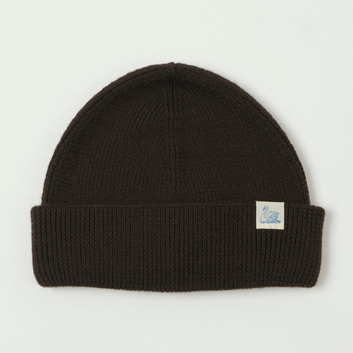 Merz b. Schwanen Classic Wool Beanie - Coffee